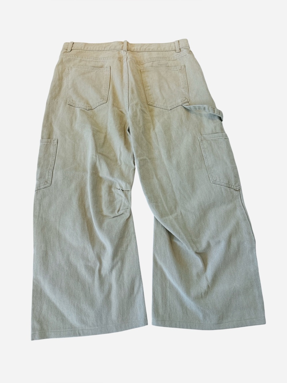 NWT Revolve Lioness Miami Vice Barrel Leg Pant in Beige - Picture 7 of 12
